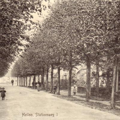 1921 Hoogte Booerderij 1921 2 Rijen Boomen Rechts